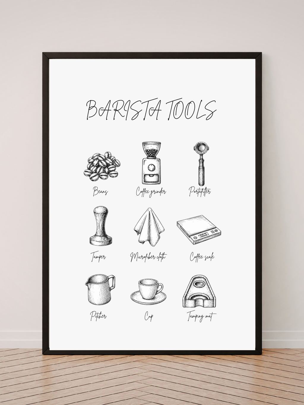 BARISTA TOOLS - Poster Din A3 (hoch)