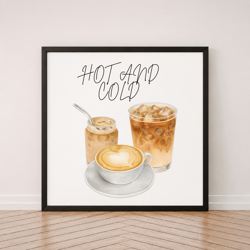 HOT AND COLD - Poster 40x40