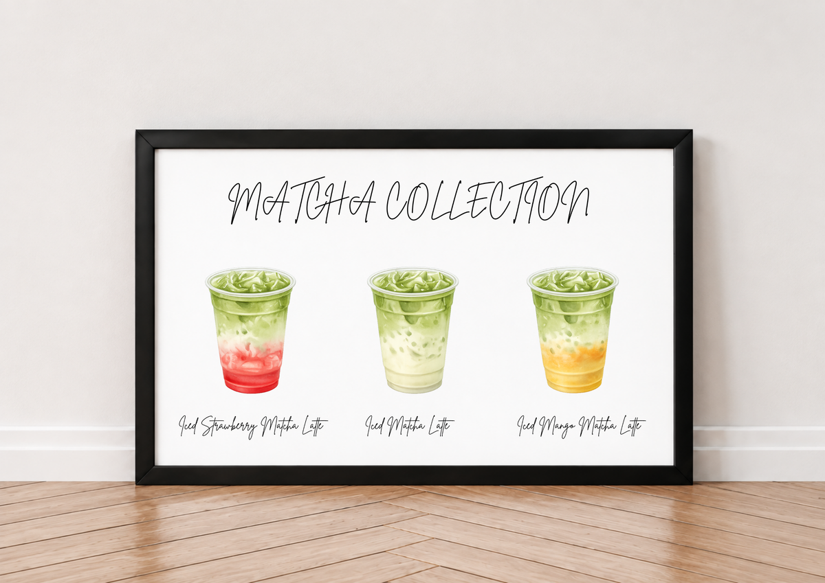 MATCHA COLLECTION - Poster Din A3 (quer)