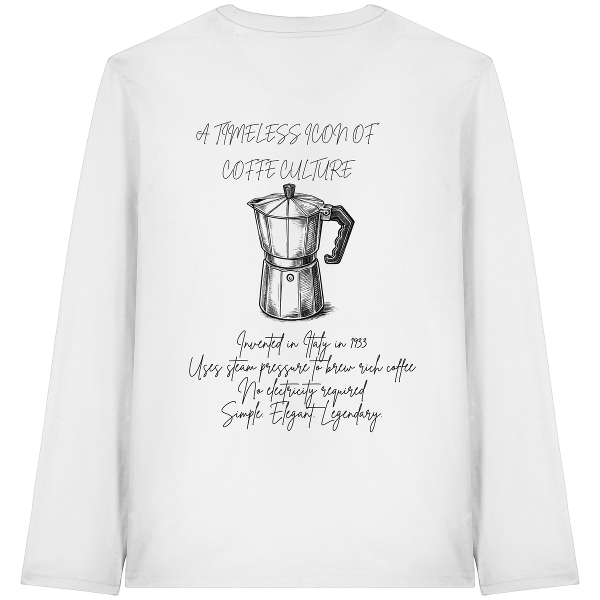 THE MOKA POT HISTORY - Longsleeve