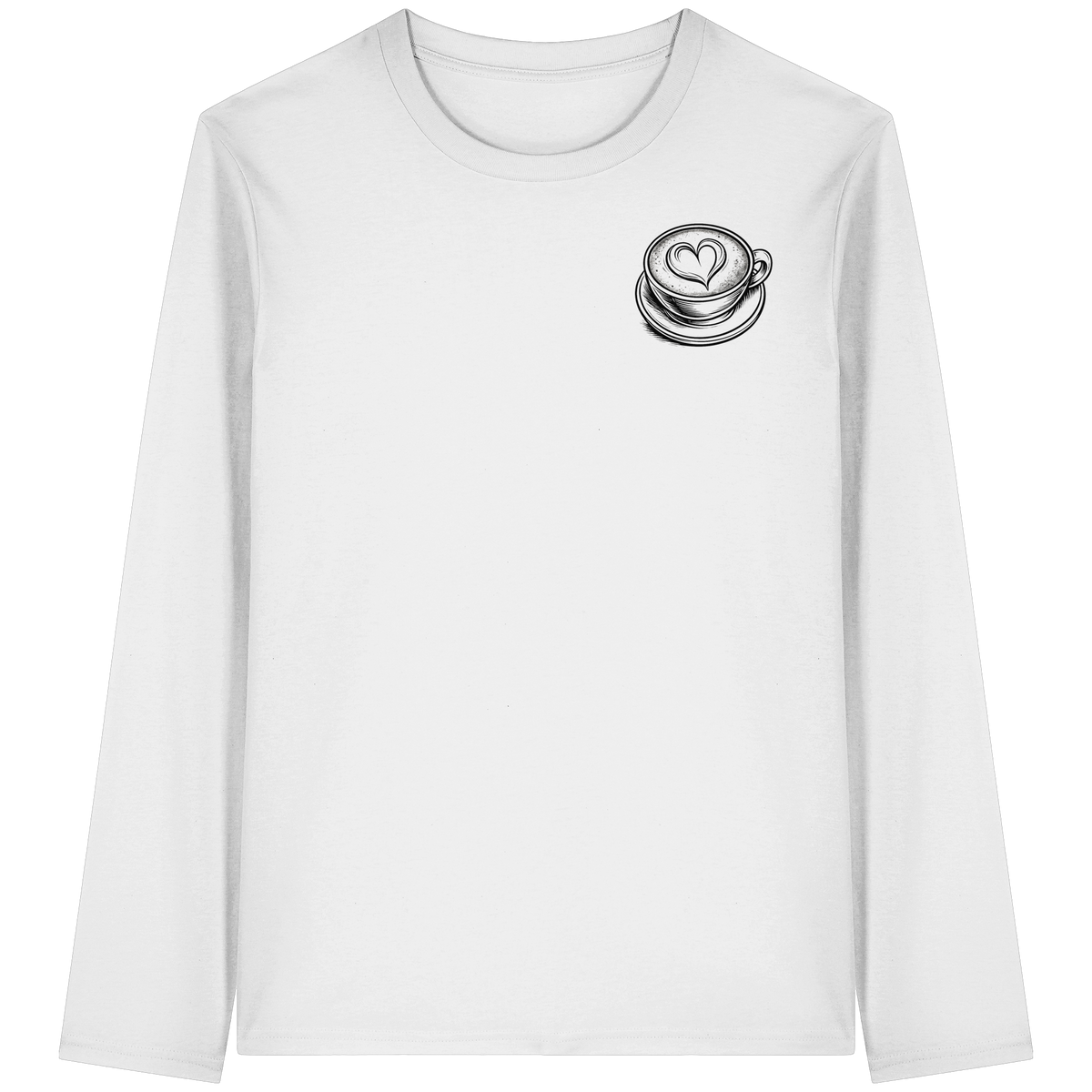 LATTE ART HEART - Longsleeve
