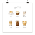 COFFEE - Poster 20x20