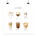 COFFEE - Poster 30x30