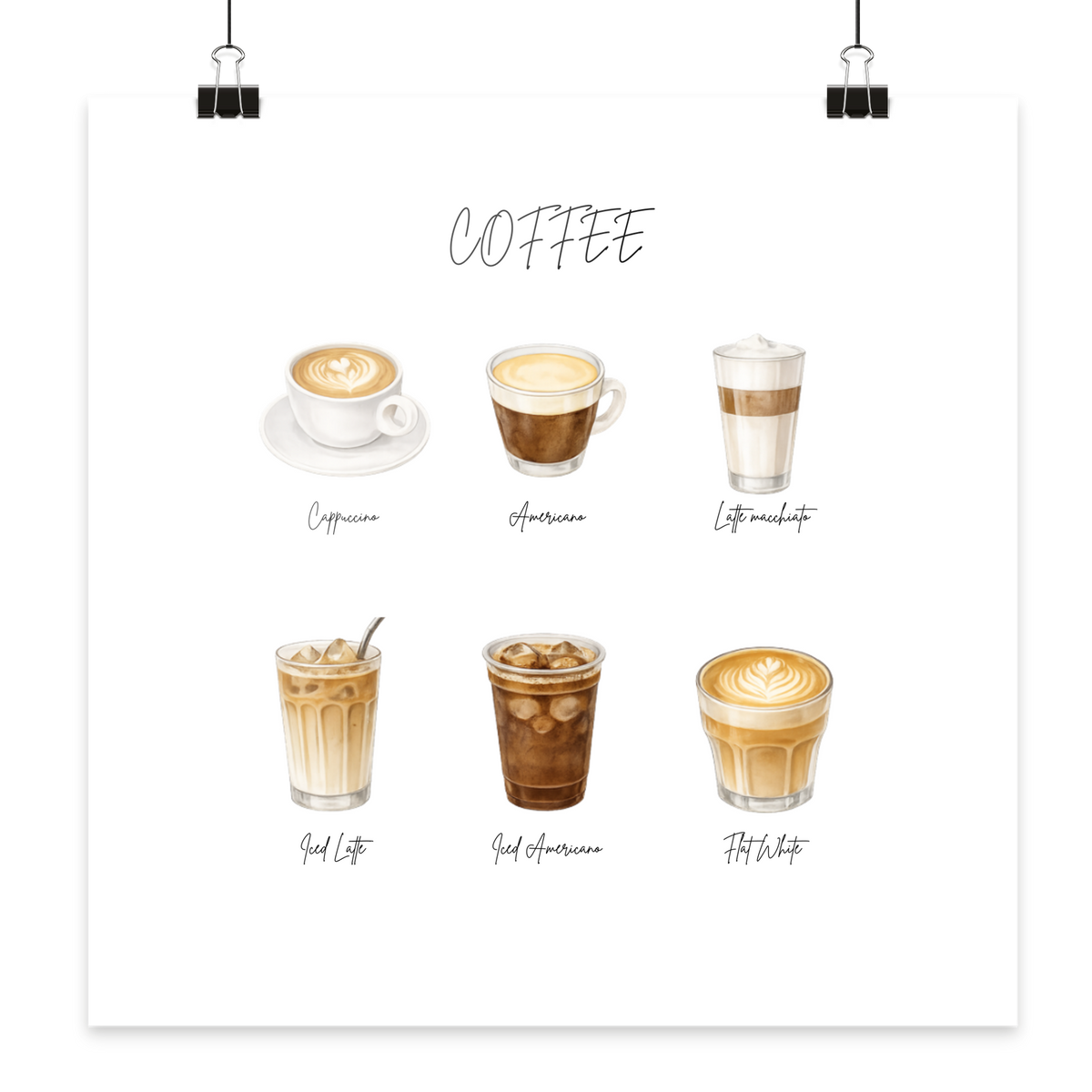 COFFEE - Poster 40x40