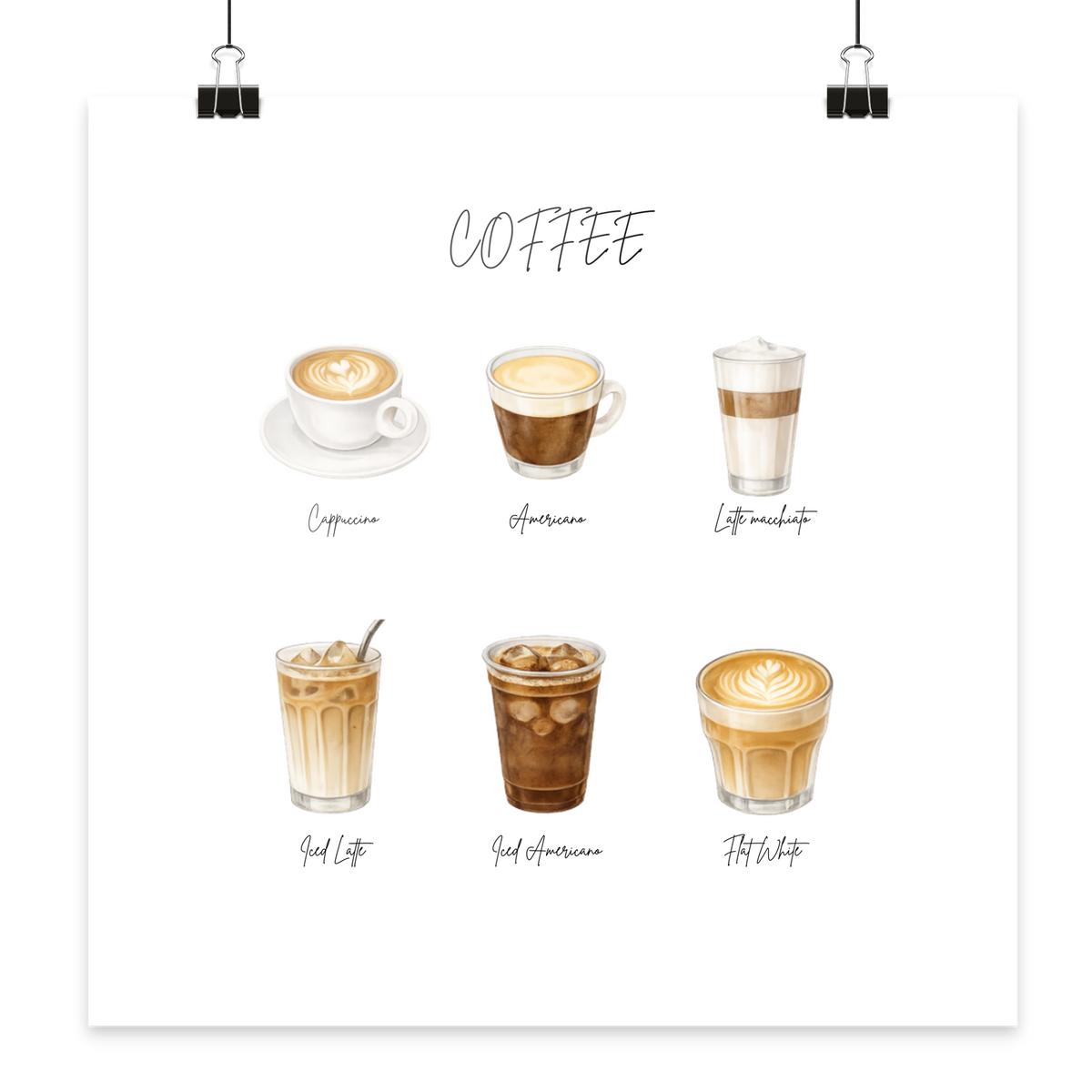 COFFEE - Poster 50x50