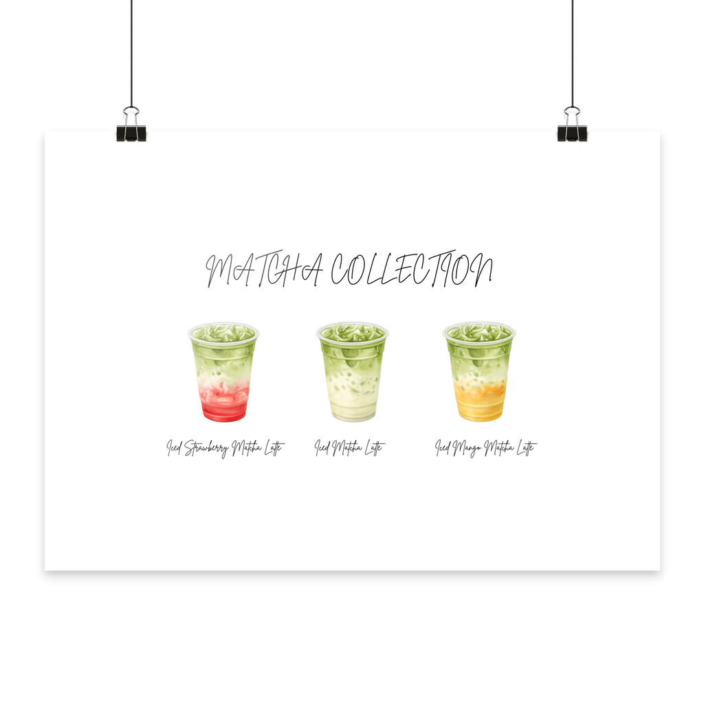 MATCHA COLLECTION - Poster Din A3 (quer)