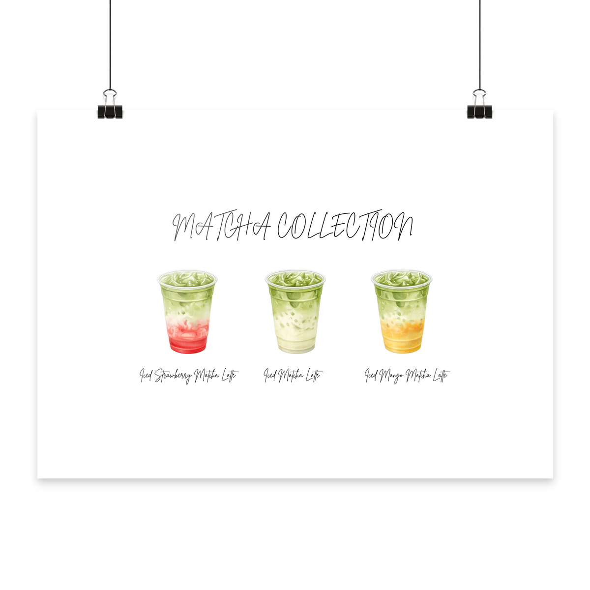 MATCHA COLLECTION - Poster Din A3 (quer)